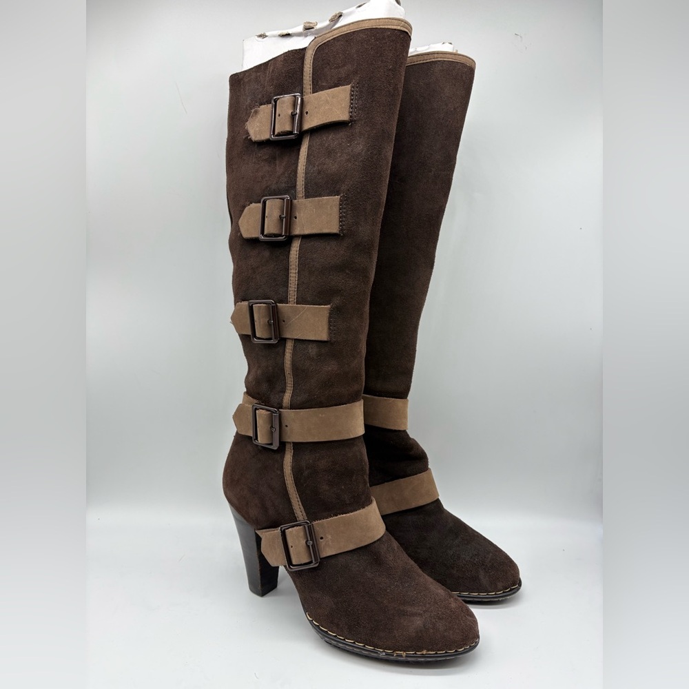 Brown Suede Knee-High Boots by Sofft 6.5